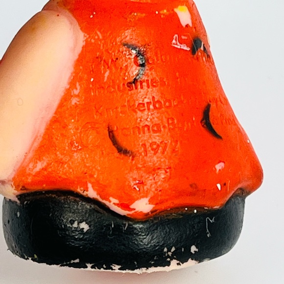 Vintage 1972 Pebbles Rubber Finger Puppet The Flintstones Knickerbocker - Picture 5 of 7